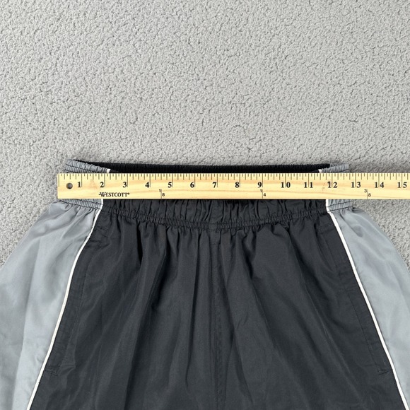 CCM Face Off Collection Pants Men Medium Black Grey Stripe Mesh Lined Ankle Zip - Picture 4 of 16